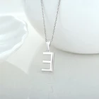 Diamond Wholesale Iced Pendant Logo 925 CZ Charms Letter Jewelry Kid Name Plate Alphabet Personalised Diamond Initial Custom Necklace