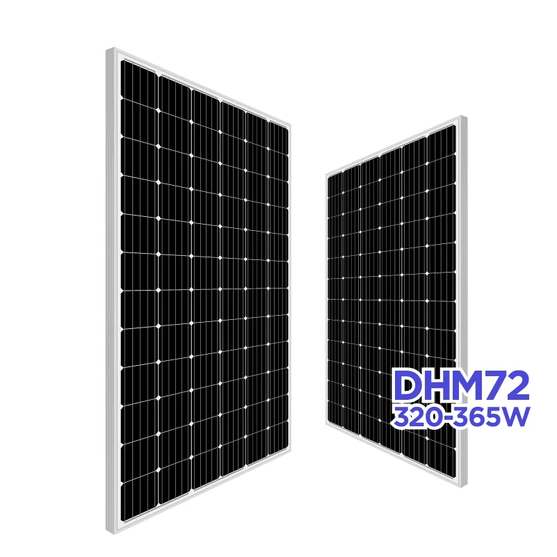 DAH Tempered Glass Mono 375w 380w Transparent Solar Panel