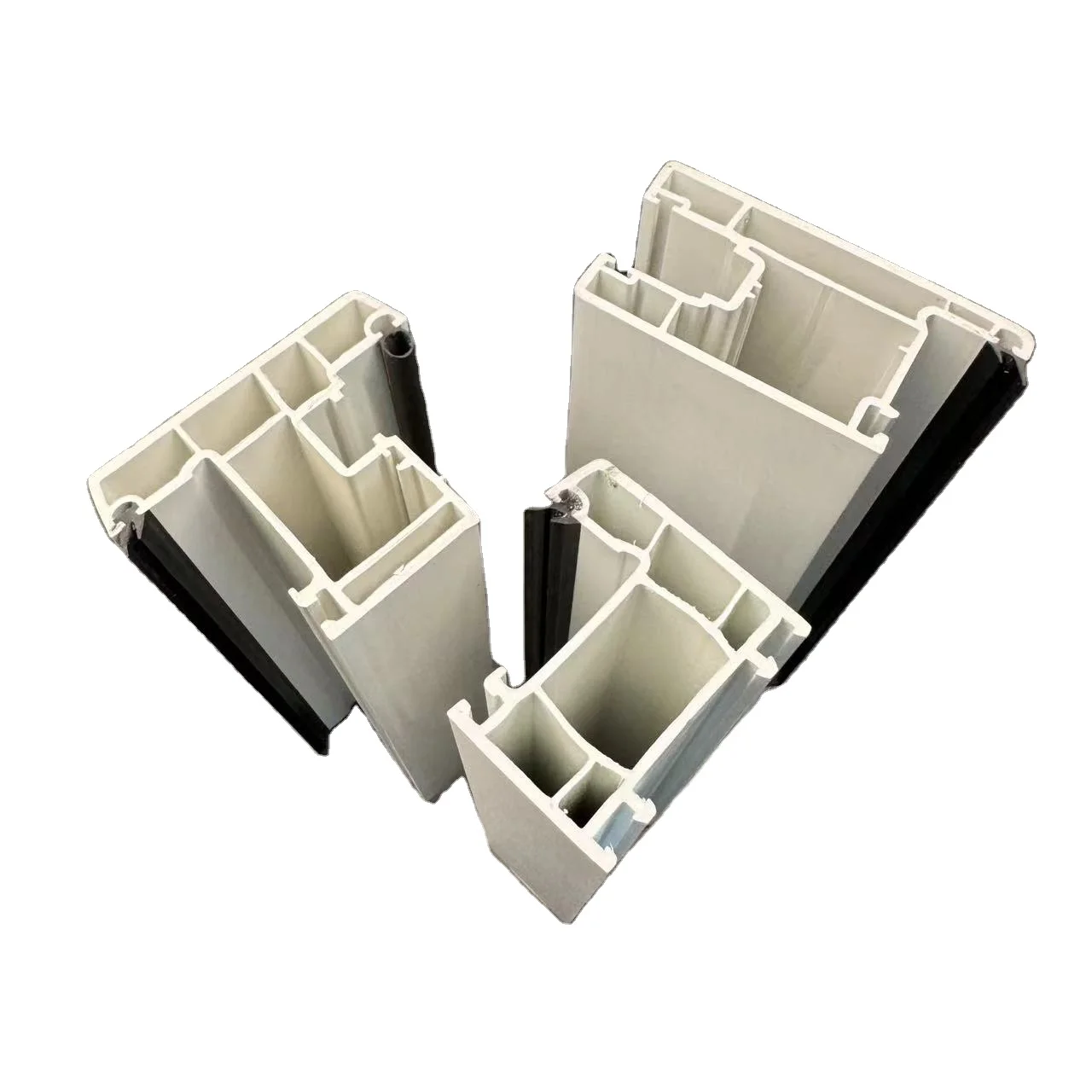 Plastic Pvc Profile Mullion Connector Upvc Window Profiles