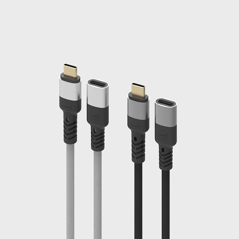 Efficient Usb C Fast Charge Cable Braided+Aluminum Shell 2 Im 1 Charging Cable  for Charge And Data Sync