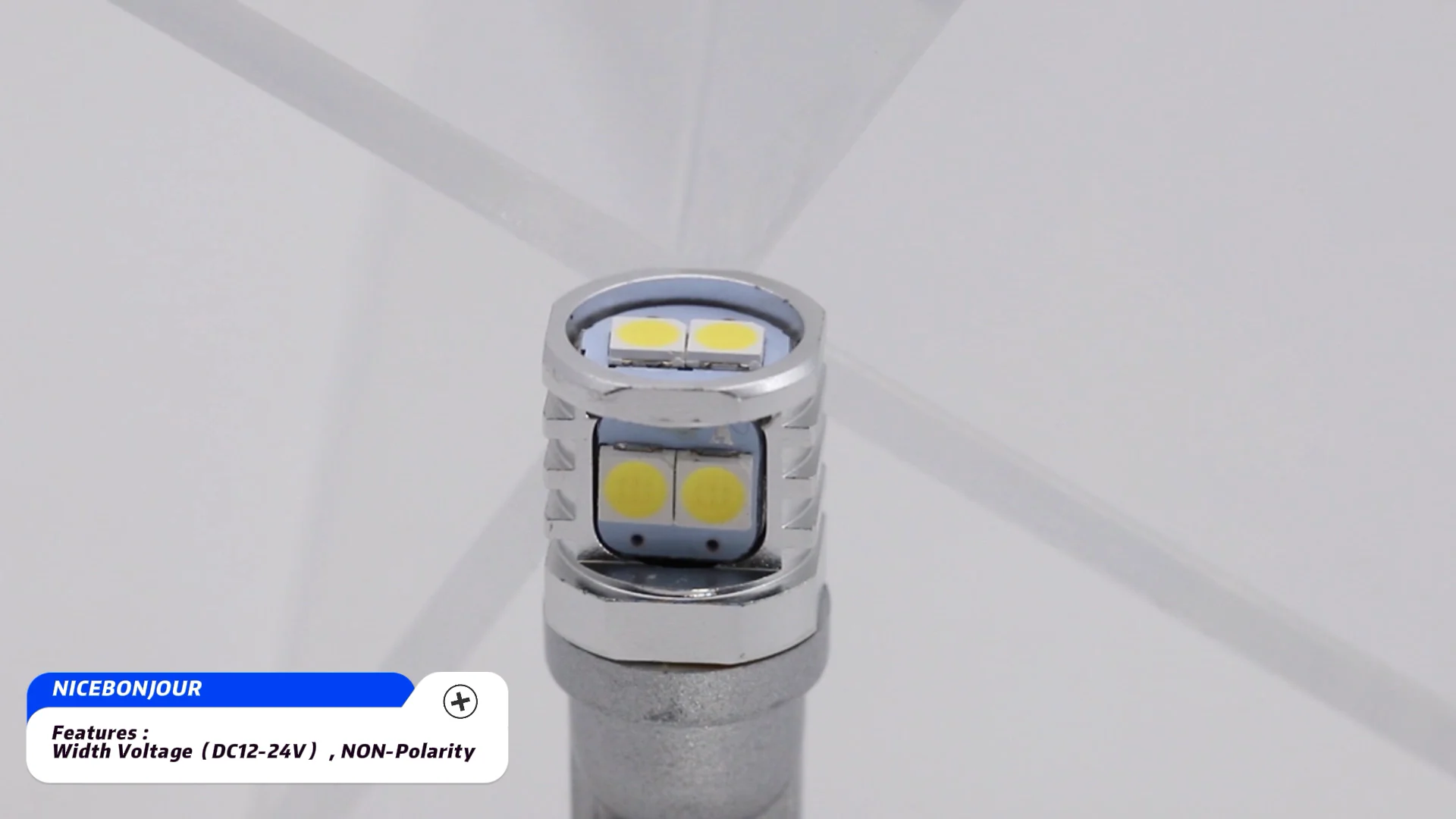 Bj Led T10 W5w 168 194 Led Bulb Interior Reading Lamp 3030 Lampada De