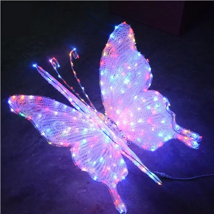 Source 3D sculpture acrylic waterproof christmas butterfly led on m.alibaba.com