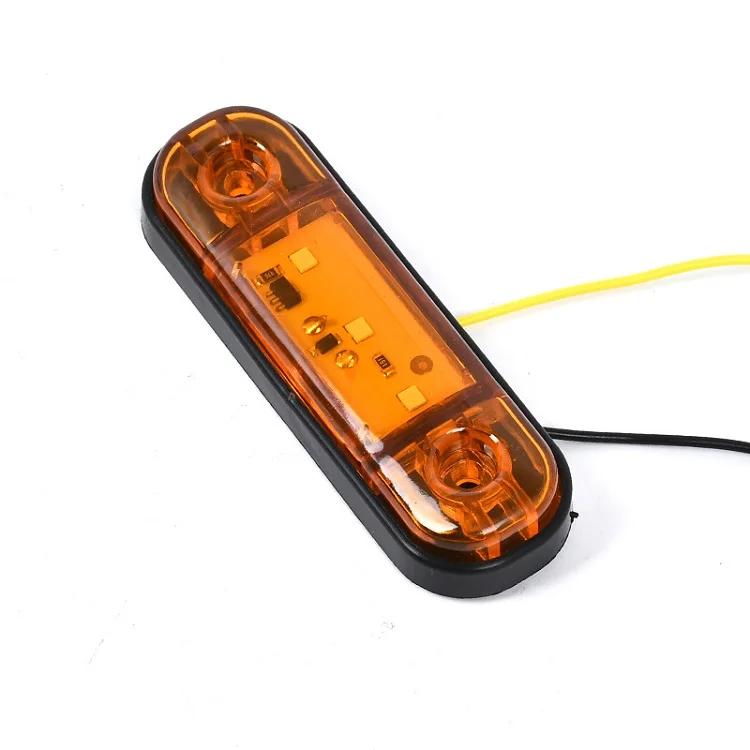 Led Amber Red White Green Blue Truck Side Marker Light 12-24v Universal Voltage  4