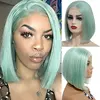 light green bob wigs
