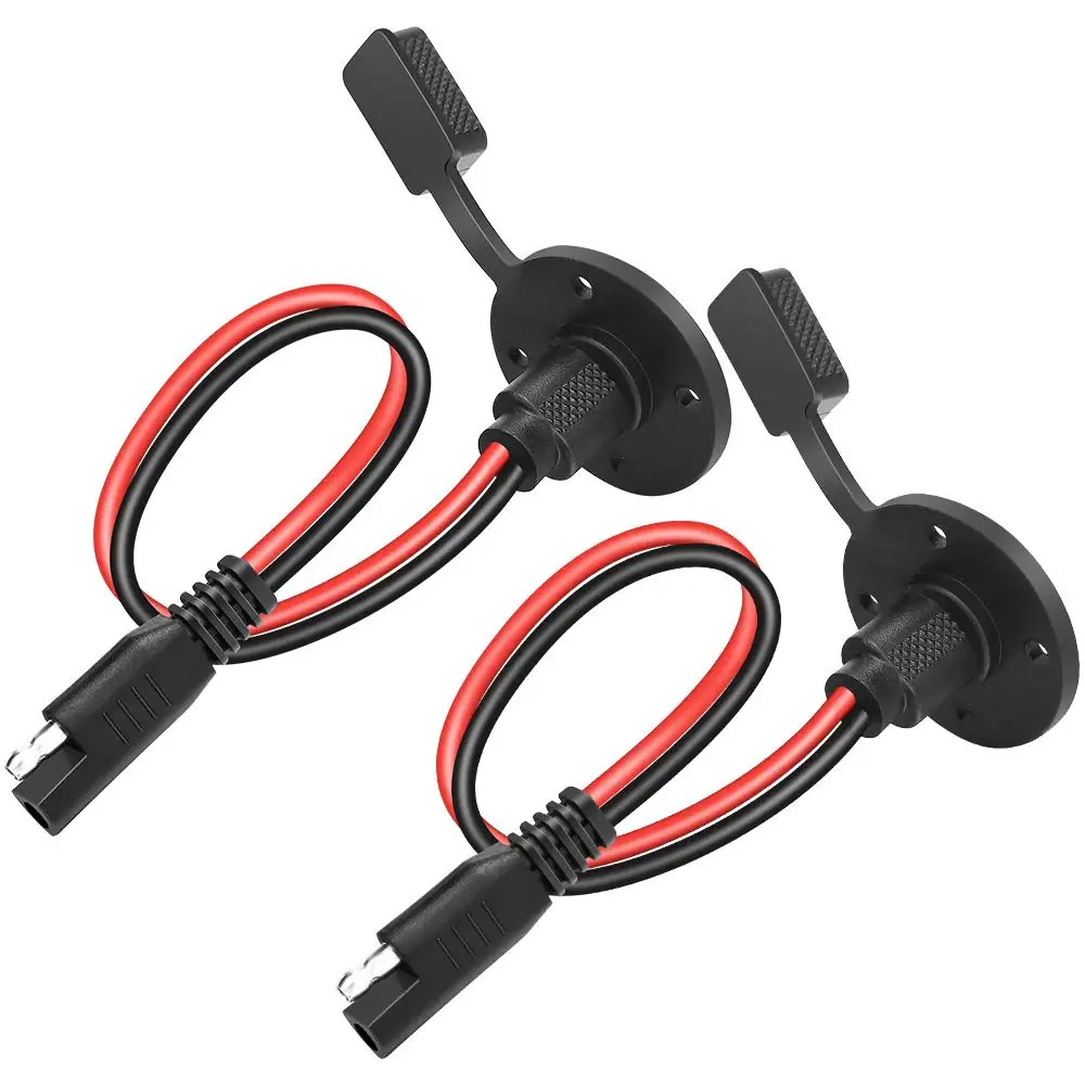 TMH SAE-Stecker 3er Pack – 12 AWG, 30 Cm Kabel, Seitenwandanschluss Für Solar, Batterieladegerät & Mehr