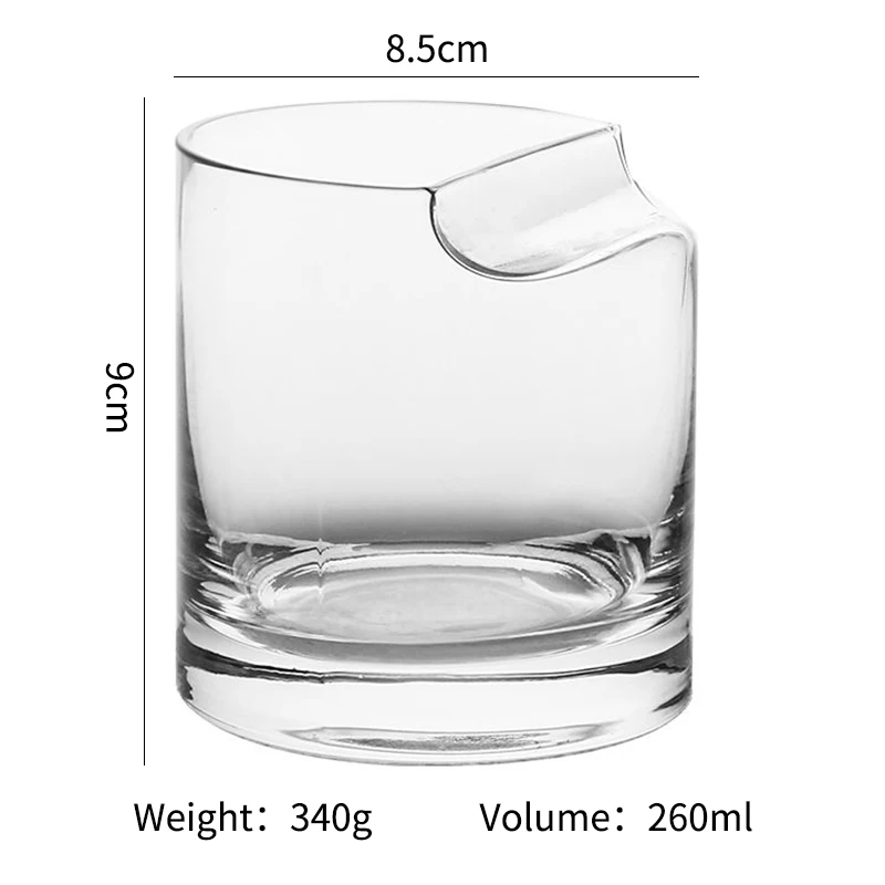 High Quality   New Fancy Popular Design  Whisky Glass Transparent Cigar Cup Bar Glassware Beer Glass