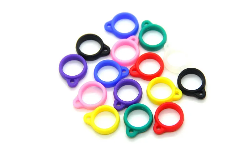 Anti-Lost Silicone Ring Adjustable Lanyard Accessories Silicone Fixing  Rings for Pen Protective Ring