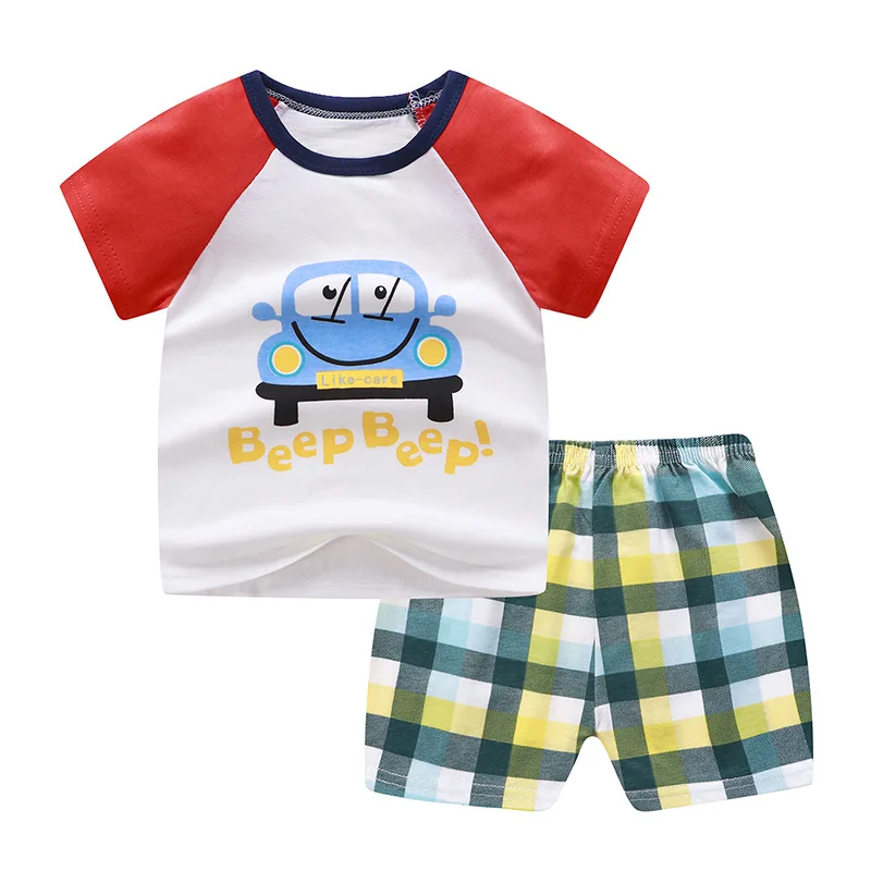 Oem/odm Infants Cartoon Printed Clothing Sets Baby Boys And Girls ...