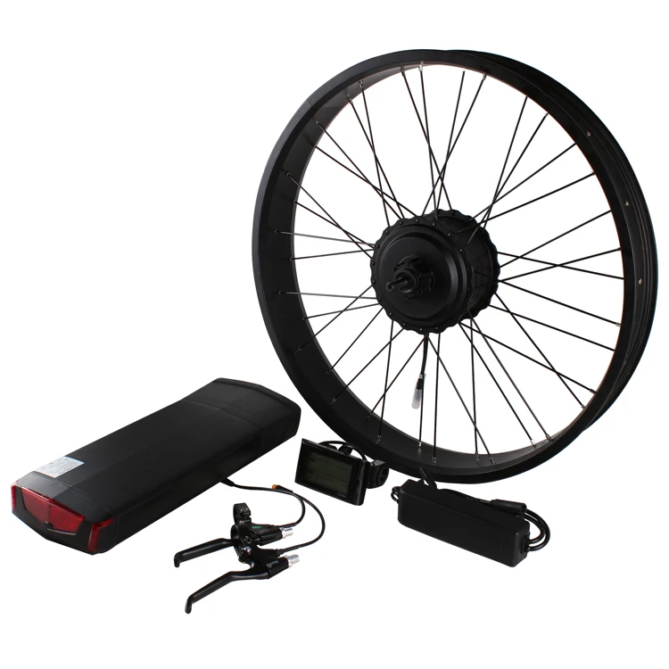 front wheel electric bike conversion kit with battery