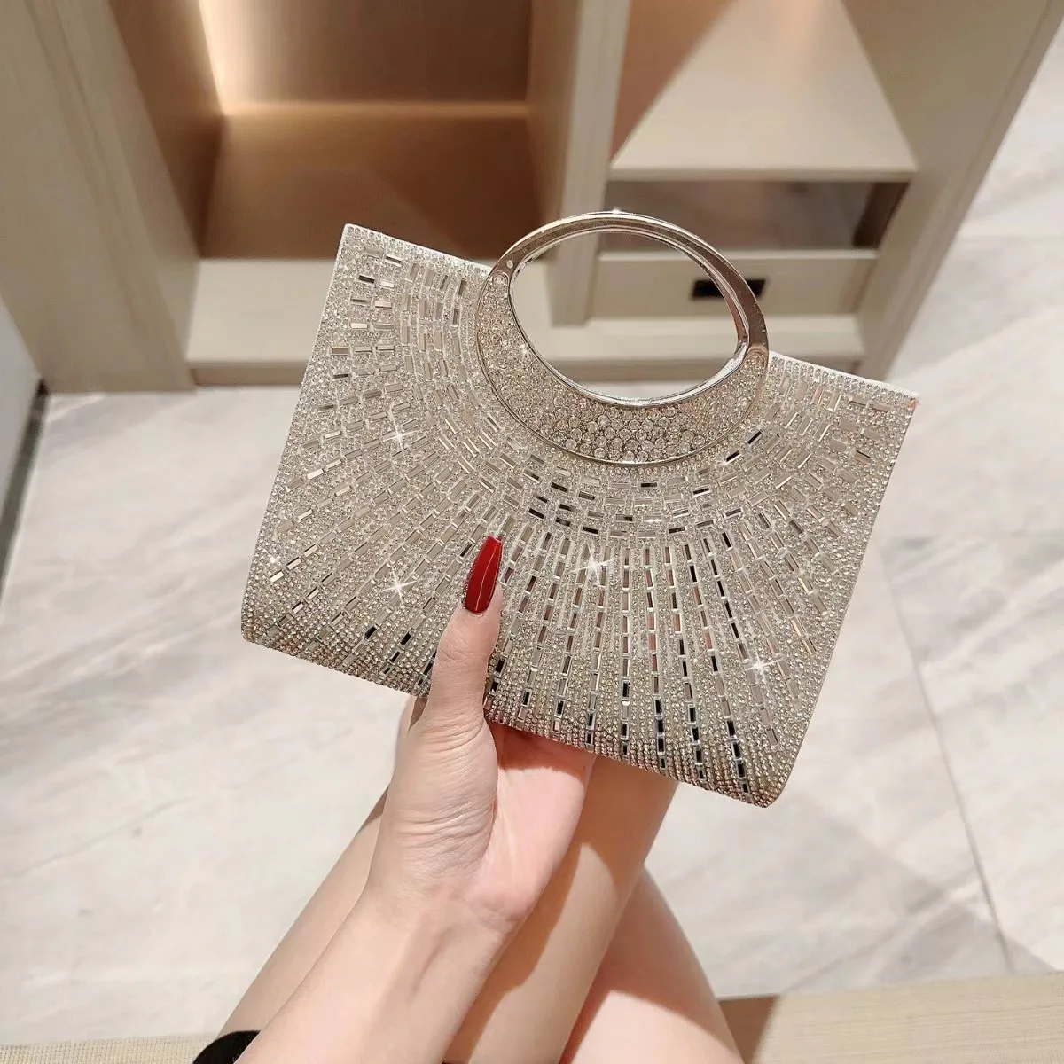 Purse Silver Sparkly Clutch Silver Glitter Clutch Purse Evening