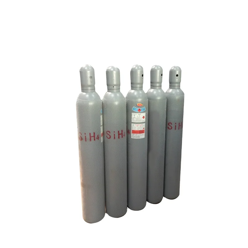 99.999% Силан SiH4 газовая цена для низкотемпературного диоксида кремния CVD