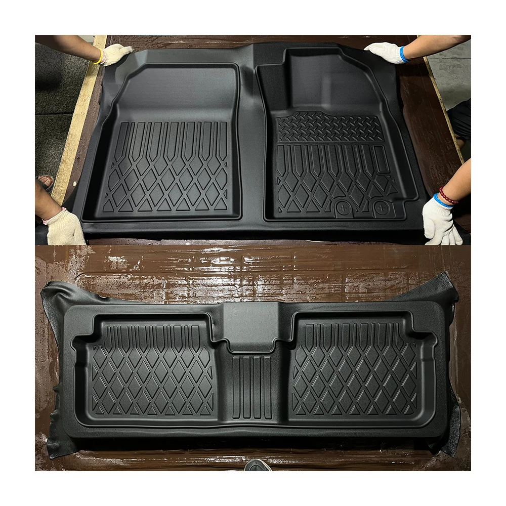 Full Set Tpe 5D 3D Front Rear Floor Mats Rhd/Lhd Tray Floor Liners Trunk Mat Vaccum Thermoformed Carpets for Cars