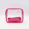 hot pink clear crossbody bag