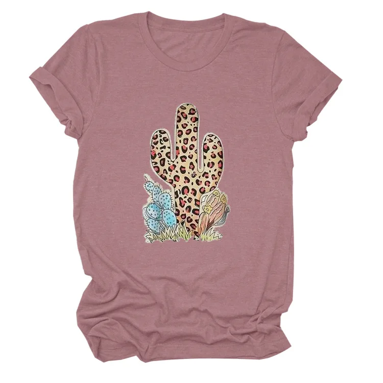 Buy Western Style T Shirt,Leopard Print 