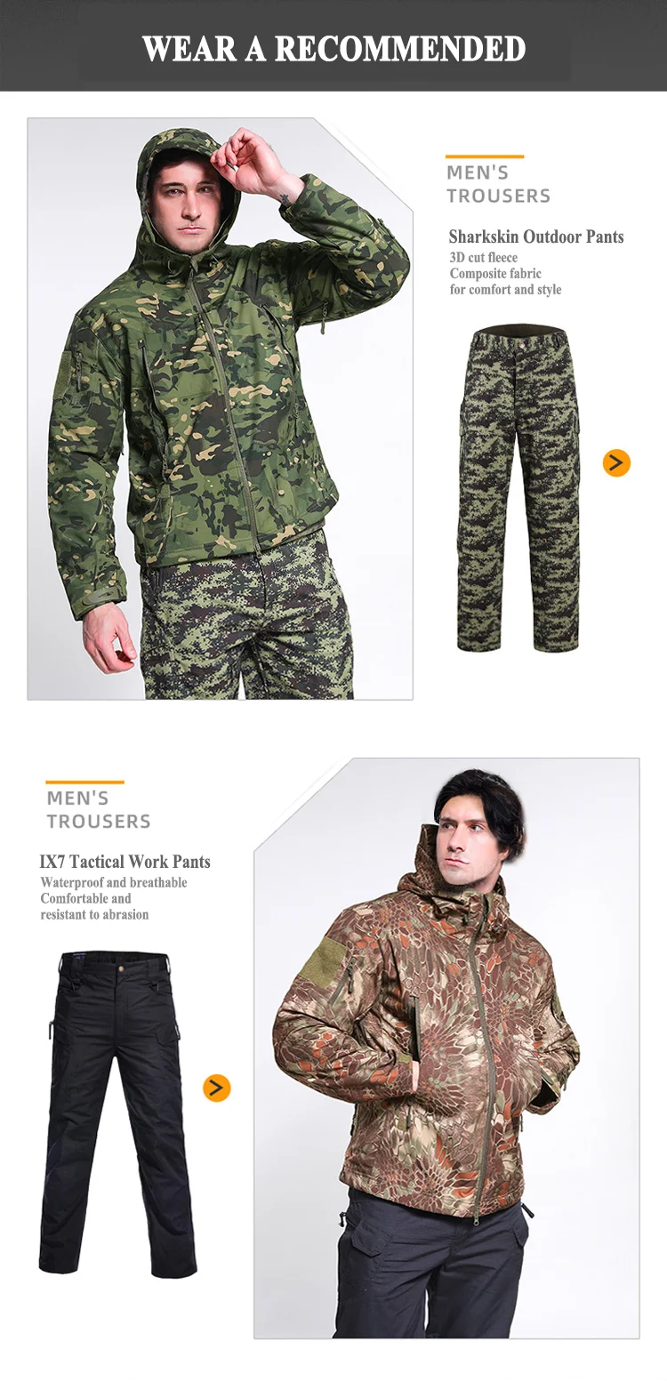 Custom Combat Camouflage Jacket Suit 