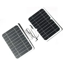 Wholesale Hot Products Wholesale  5W Portable Solar Charger 5V Usb Portable Solar Panel Pack