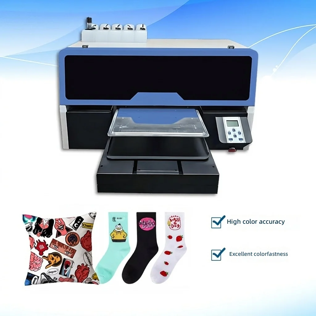 High-jet Digital Direct Spray Paint Ink Direct Injection Printing Machine H4050 ProDTG Single-station Color Printer AC 100-240V