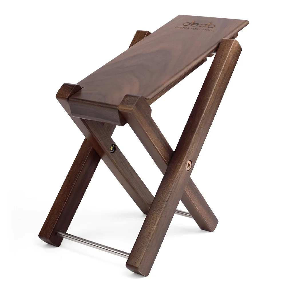 Dedo Klappbarer Massivholz-gitarren-fußhocker Oder Gitarren-fußstütze Aus Holz