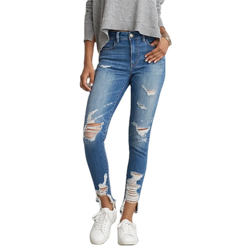 Купить Рваные Джинсы Женские На Ленинский Проспект