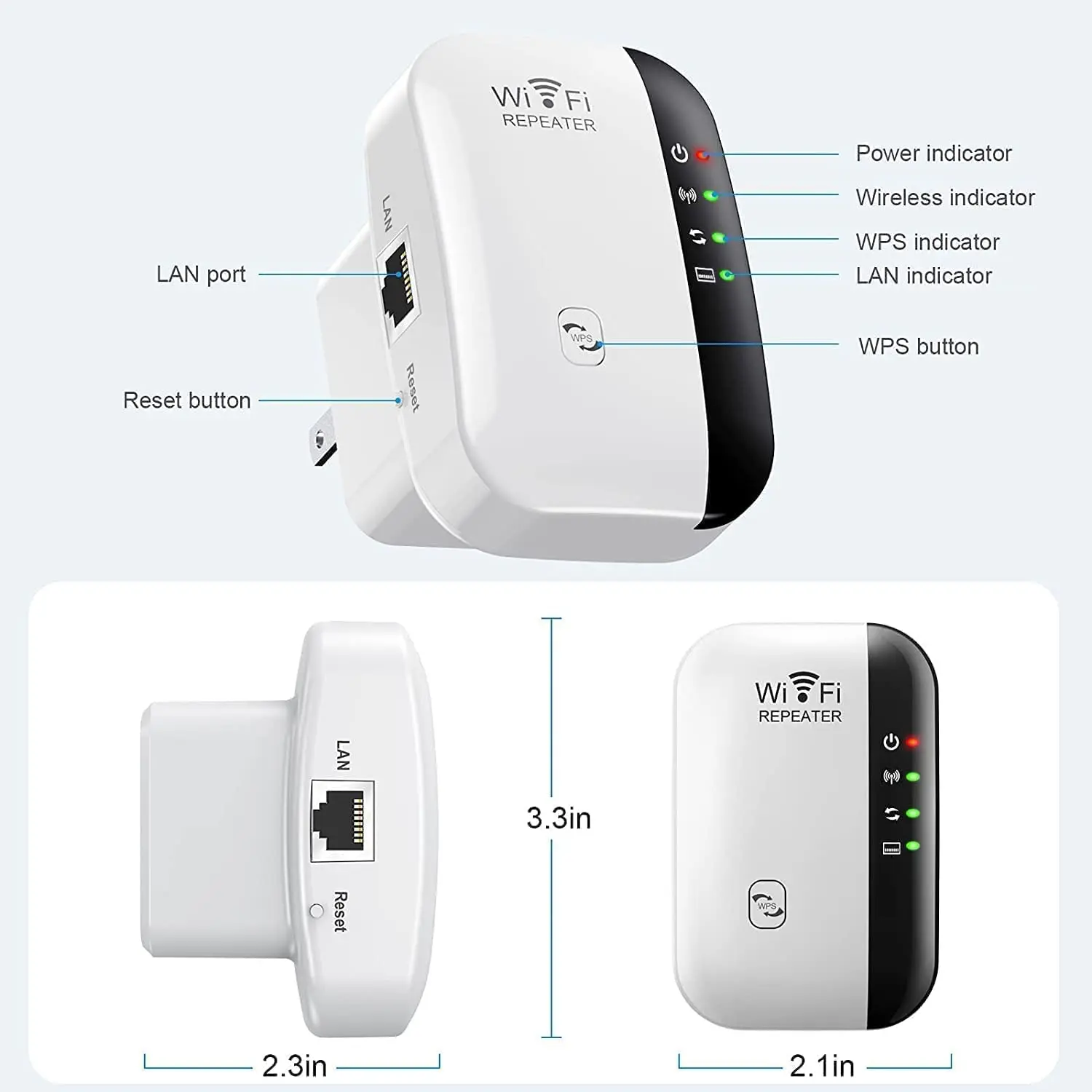 300mbps Wifi Long Range Extender Boost Signal Easily