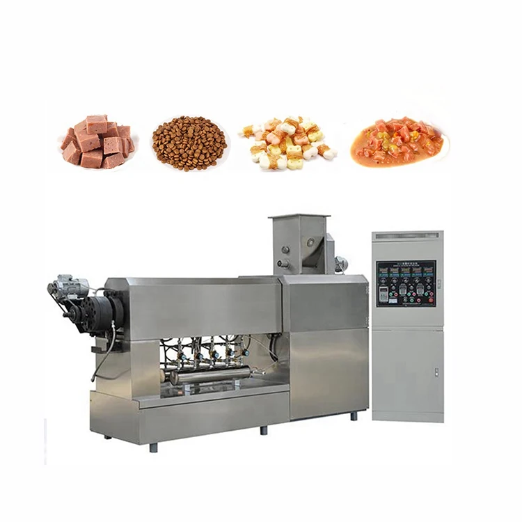 Dog Food Extruder Machine Small Scale Pellet Pet Food Machine Extruded Dog Food Making Machine