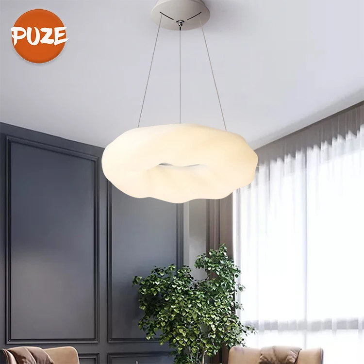 Factory Direct Sale Shapes Simple Style Ring Pendant Light Room Living Room Bedroom Modern Decoration Led Fancy Chandelier