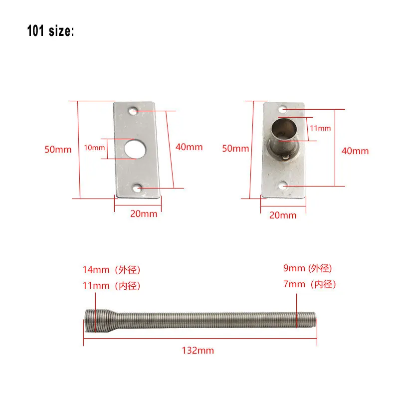 VIANS Small Size Electric Exposed Mounting Protection Wire Pipe Tube Cable Crossing Device Power Transfer short Door Loops