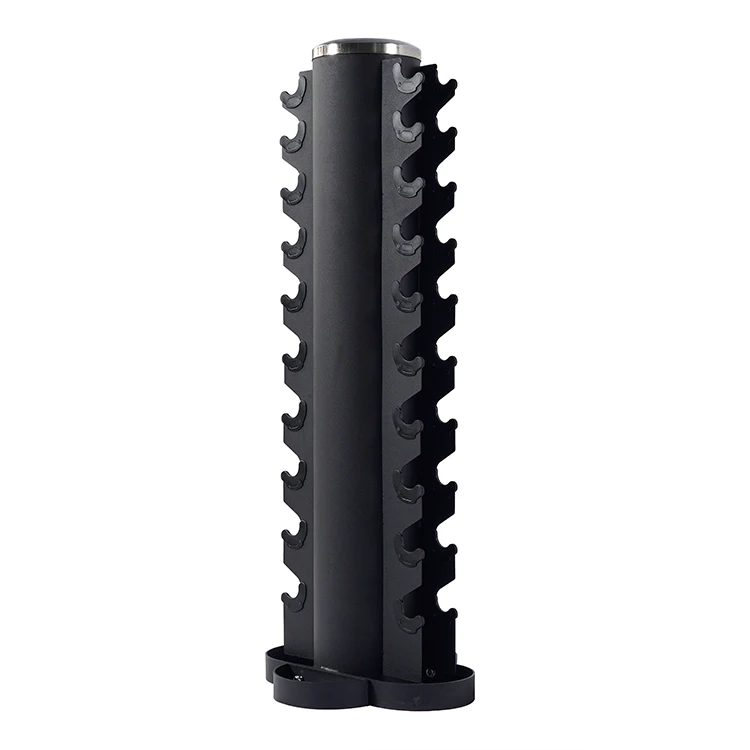 TELLUS  Custom 10 Set Pair Hex Dumbbell Storage Rack Stand Vertical Dumbell Rack