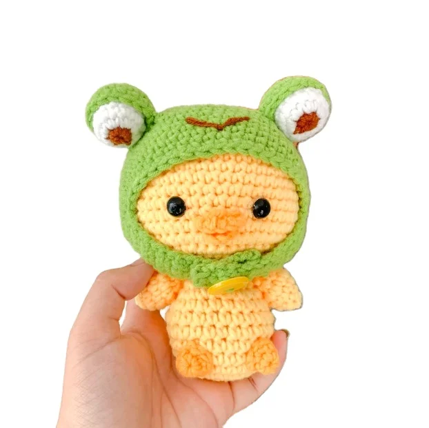 Frog Hat Piggy Ready to Ship Ergonomic Crochet Hook – Hook Ewe