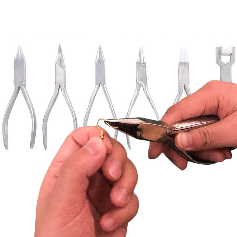 Pince à Bijoux à Bec Rond En Acier Au Carbone Outil à Main