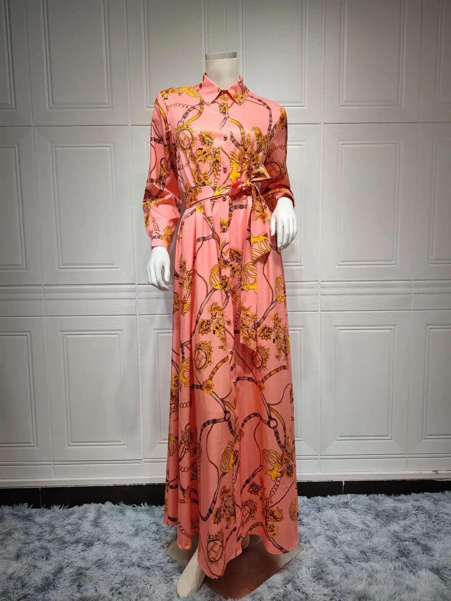 maxi summer long dresses Strapless Print Boho Maxi Dress Green / S