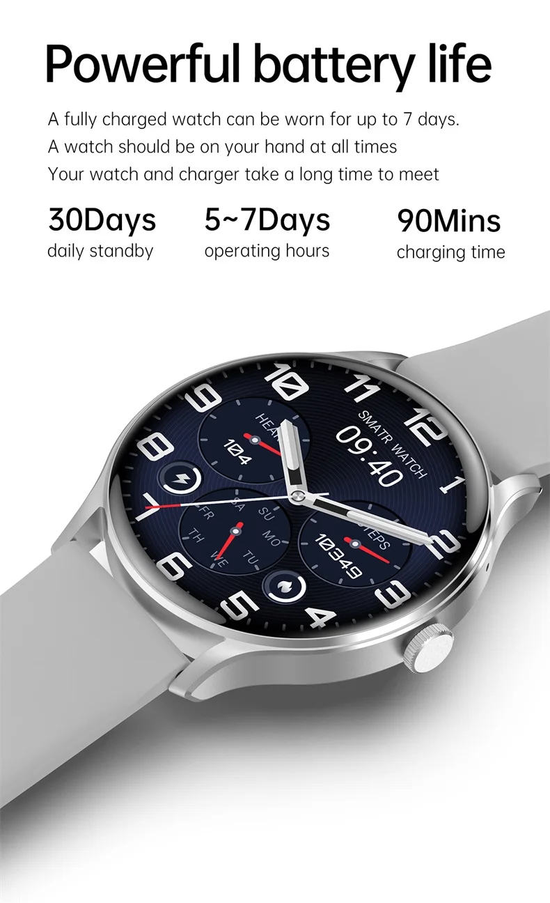 New Fashion Women HK33 Smart Watch for Lady 1.28" HD Round Display Health Monitor BT Call NFC Sport Reloj Smartwatch (18).jpg