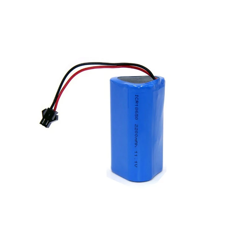 11.1v 2200mah 24.42wh 18650 Li Ion Battery 3s1p Icr18650 Rechargeable ...