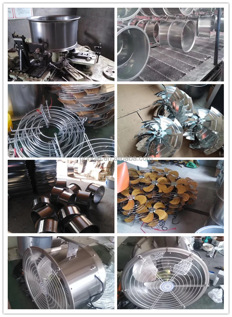 Large Airflow Axial Fan, 500mm, Aluminum - detail 18