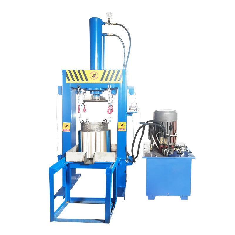 QDLSF Industrial-Grade 30 Ton Hydraulic Fruit Press Juicer Heavy Duty Cold Press for Apples Grapes Berries Pump Pressure Vessel