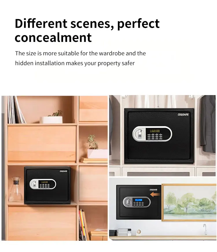 CEQSAFE Small Household Digital Security Box with Electronic Digital Lock Mini Steel Safe Box supplier