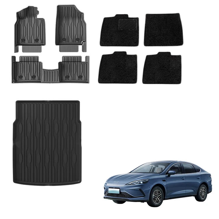 For BYD Seal 05 DMI Accessories TPE Double-layer Floor Mat Rear Trunk Mat Interior Car Mat EV Accessories