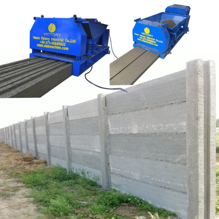 Source Cement Concrete Fence Wall H Pillar Making Machine/Wall Board Device  For Farm On M.Alibaba.Com