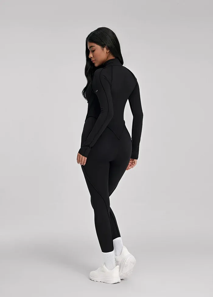 Style Nude Feel Seamless Yoga Jumpsuit Outer Wear Tight Breathable Fitness High-Intensit preview