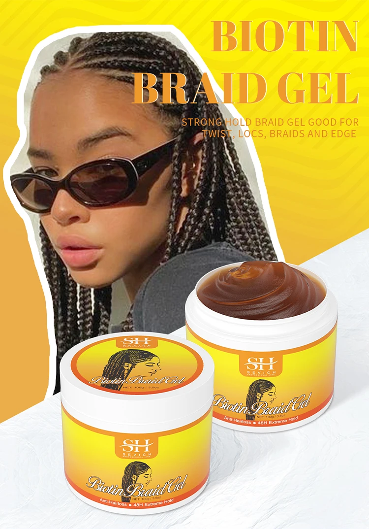 Custom Logo Extra Hold Hair Styling Wax Cream Neat Braid Conditioning
