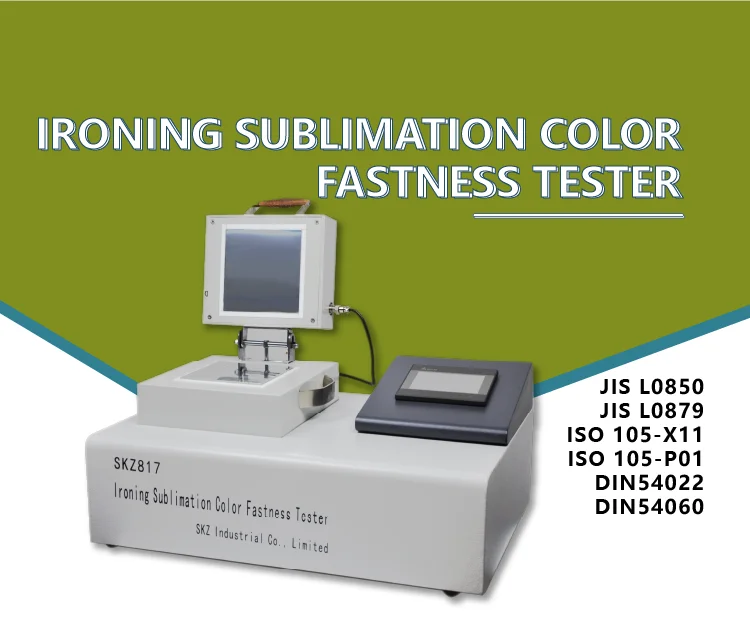Lab Skz817 Textile Fabric Ironing Sublimation Color Fastness Tester ... image.