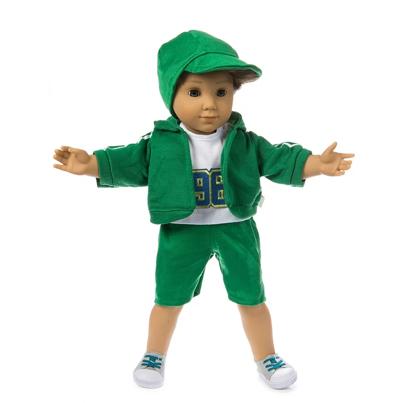 
1 компл. Зимнее пальто верхняя одежда брюки рубашка шляпа подходит для 18 дюймов детские игрушки куклы Одежда для мальчиков American Doll мальчик наряд 