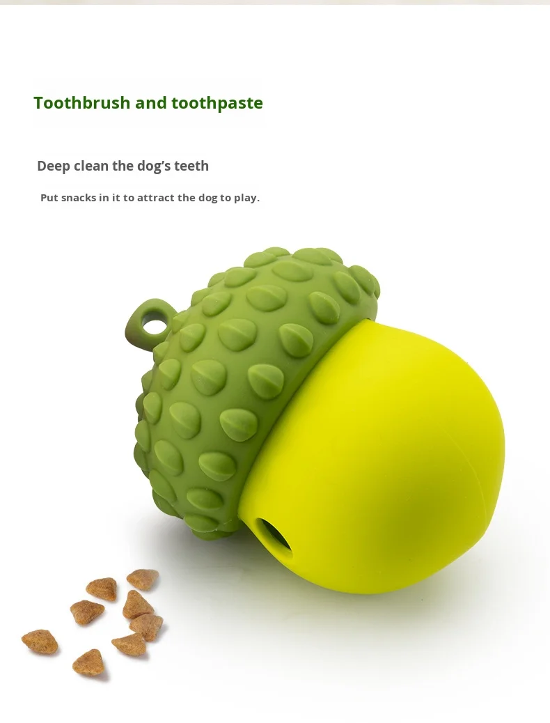 Silicone Slow Food Dispenser for Dogs and Cats Leak-Proof Puzzle Pet Chew Toy Bite and Teeth Grinding Resistant Toy details