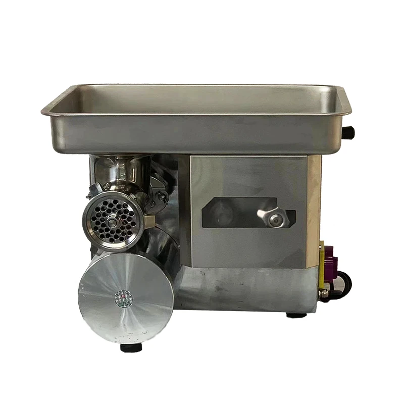Stainless Steel Refrigerated Meat Grinder Automatic Meat Slicer for Kitchen Use
