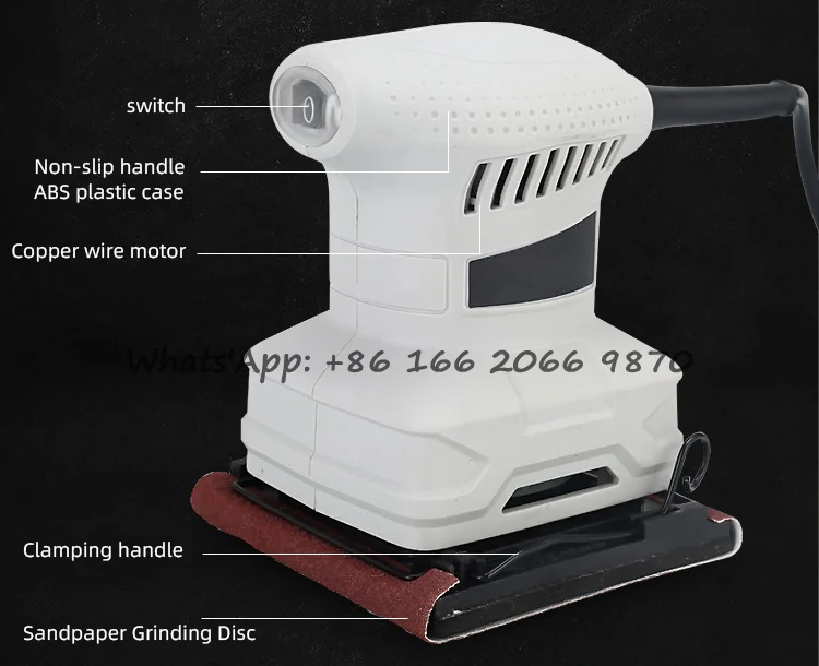 Factory Wholesale High Efficiency Dustfree Wall Sander 200w Electric