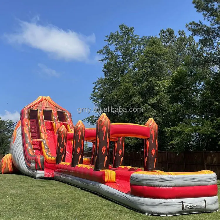 GMY Inflatables Giant Inflatable Water Slide for Adults Dmuchana  Zjezdzalnia Juegos Inflables Inflatable Swimming Pool Slide