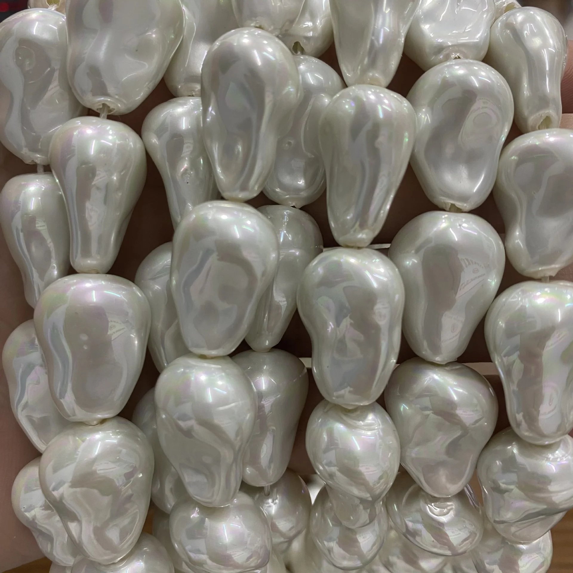 Natural Shell Round square Baroque Shaped Pearl Big Size Pearl