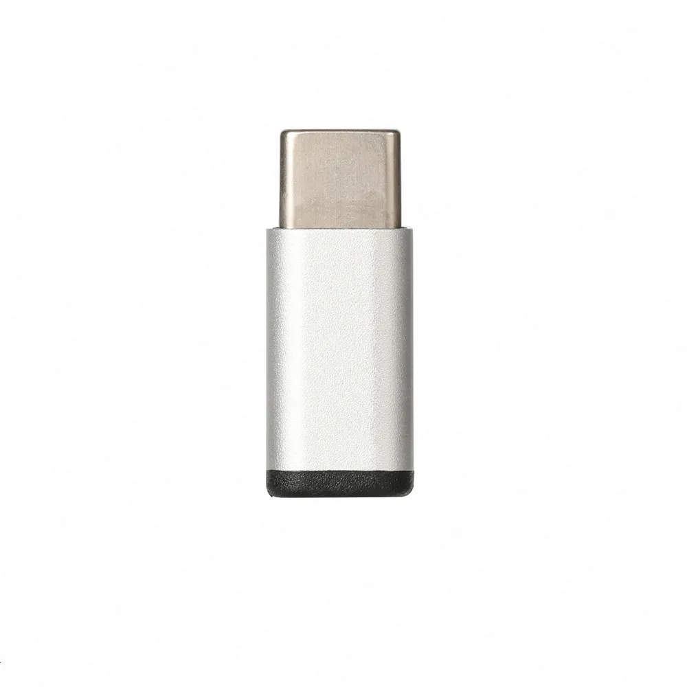 Оптовая продажа металлический переходник с Type C «папа» на Micro USB 2 0 «мама» для ноутбука и мобильного