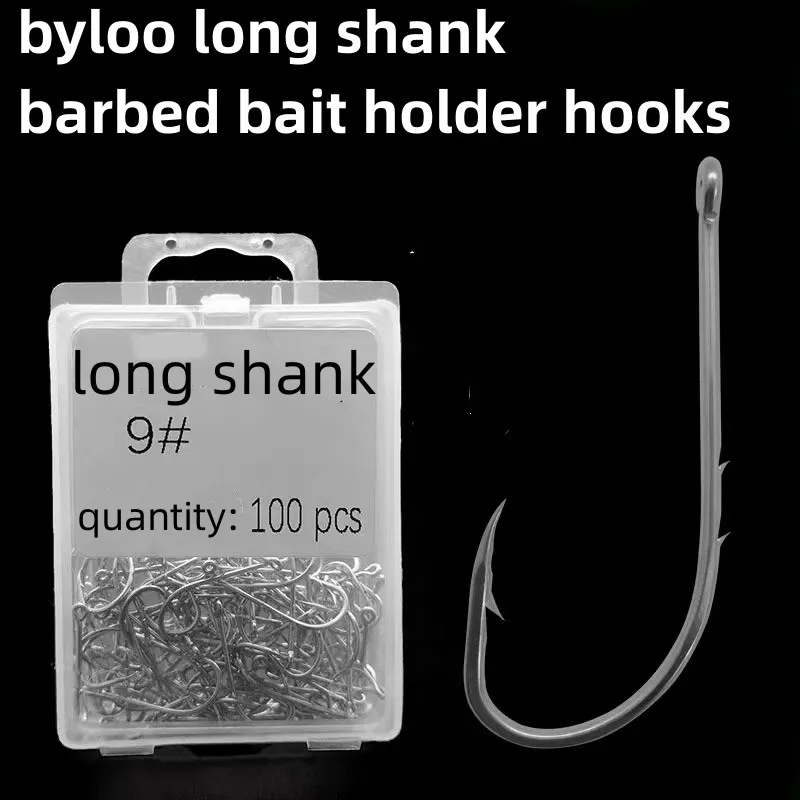 34007 Stainless Steel Fishing Hooks White