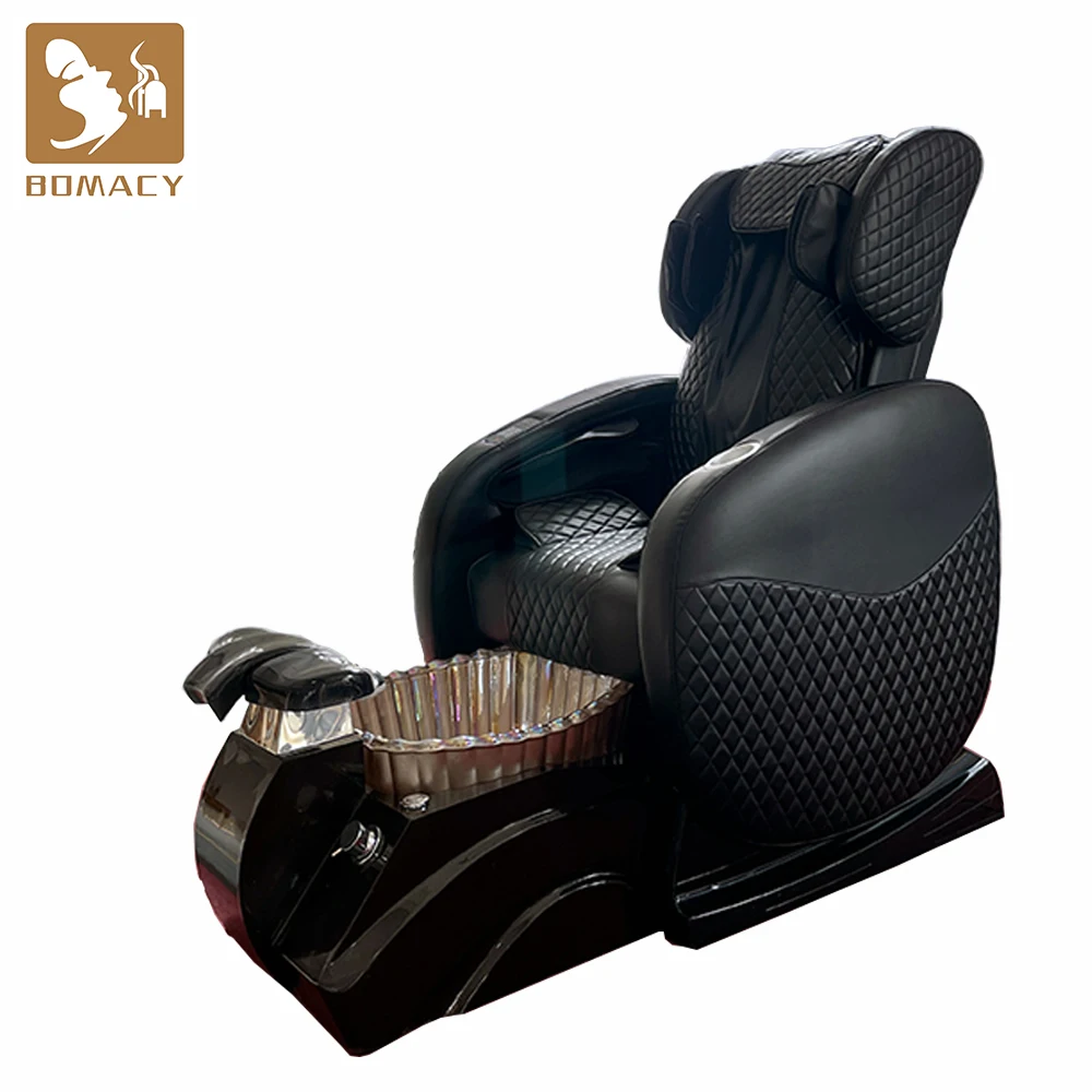 Electric Throne And Luxury Waiting Room Furniture Salon Pink Synthetic Leather Nail Cheap